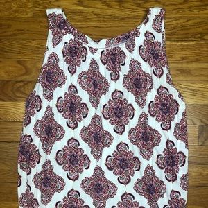 Loft Floral Sleeveless Blouse